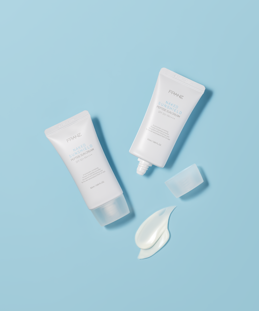 piyonna Naked Sunshield Peptide Sun Cream 50ml SPF50+ PA++++ Soin de la peau Solaire Crème & Lotion solaire