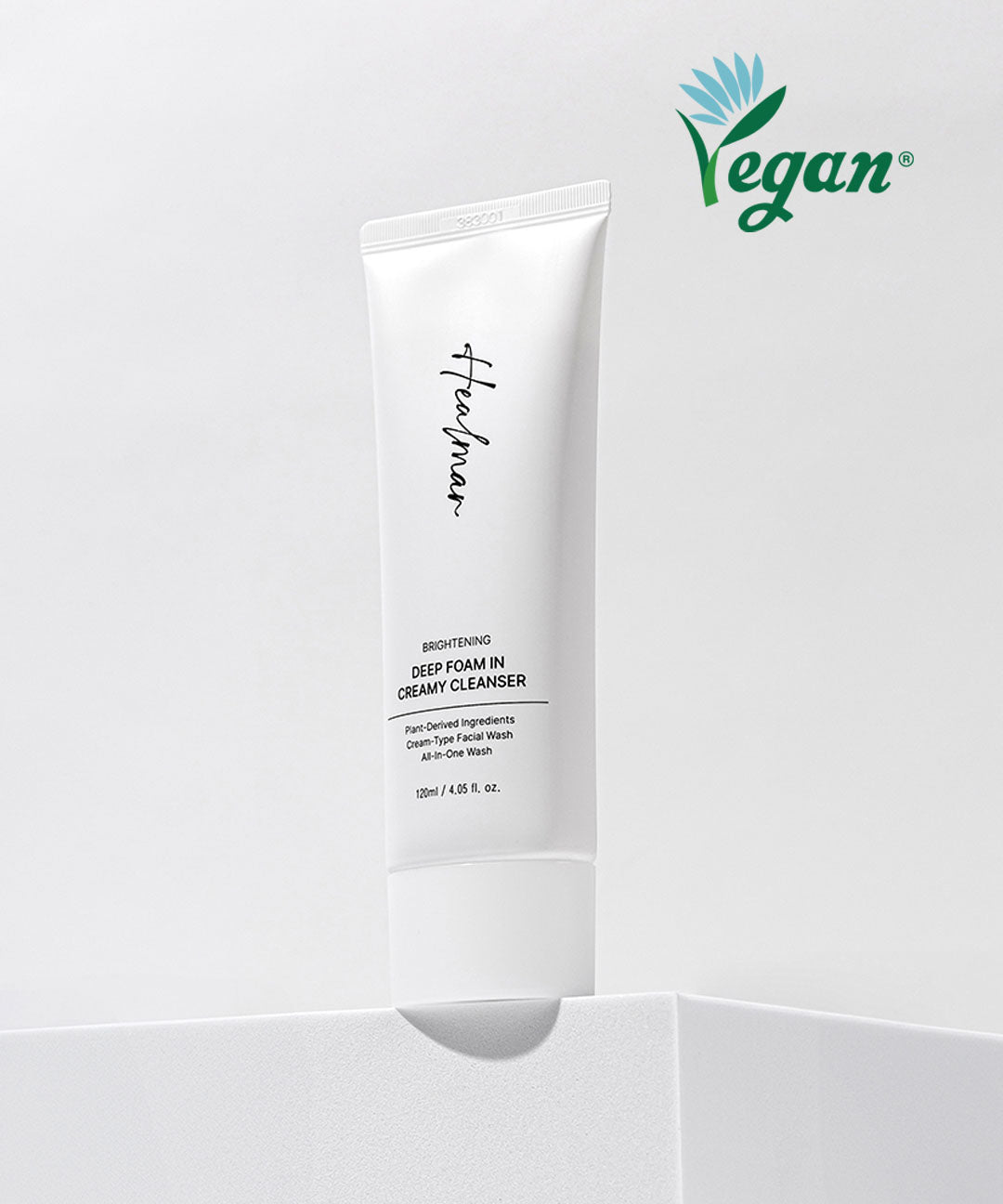 piyonna All-in-One Mildly Acidic Vegan Cream to Foam Hilmar Cleanser 120ml Soin de la peau Démaquillage Mousse & Gel nettoyant