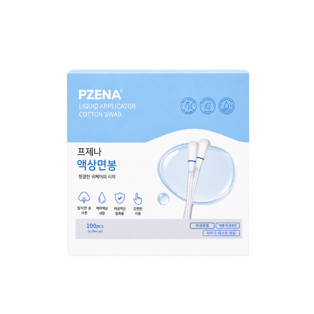 piyonna Pjena Daily Liquid Cotton Swabs 100pcs Maquillage Access. beauté Coton