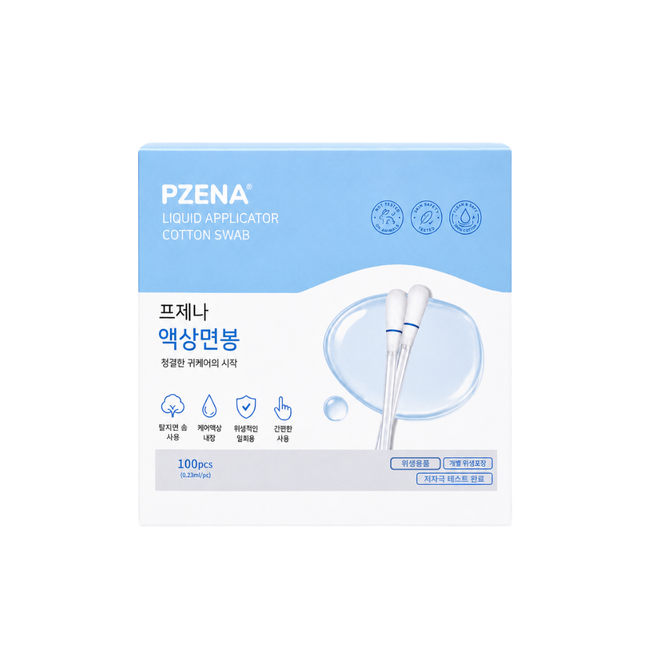 piyonna Pjena Daily Liquid Cotton Swabs 100pcs Maquillage Access. beauté Coton