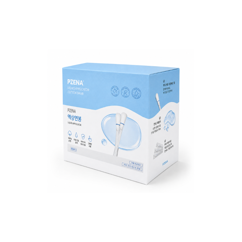 piyonna Pjena Daily Liquid Cotton Swabs 100pcs Maquillage Access. beauté Coton