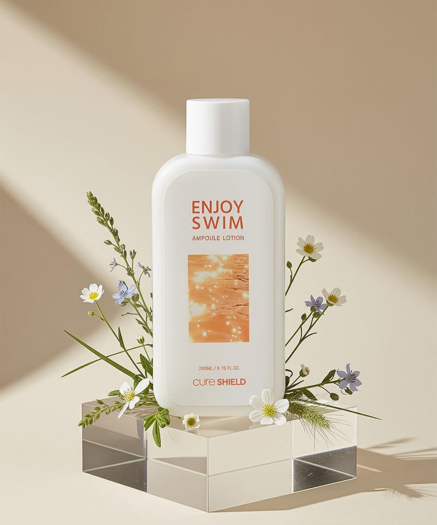 piyonna Enjoy Swim Low-Irritation Face & Body Ampoule Lotion 200ml Corps & Cheveux Soin du corps Lait & Crème corps