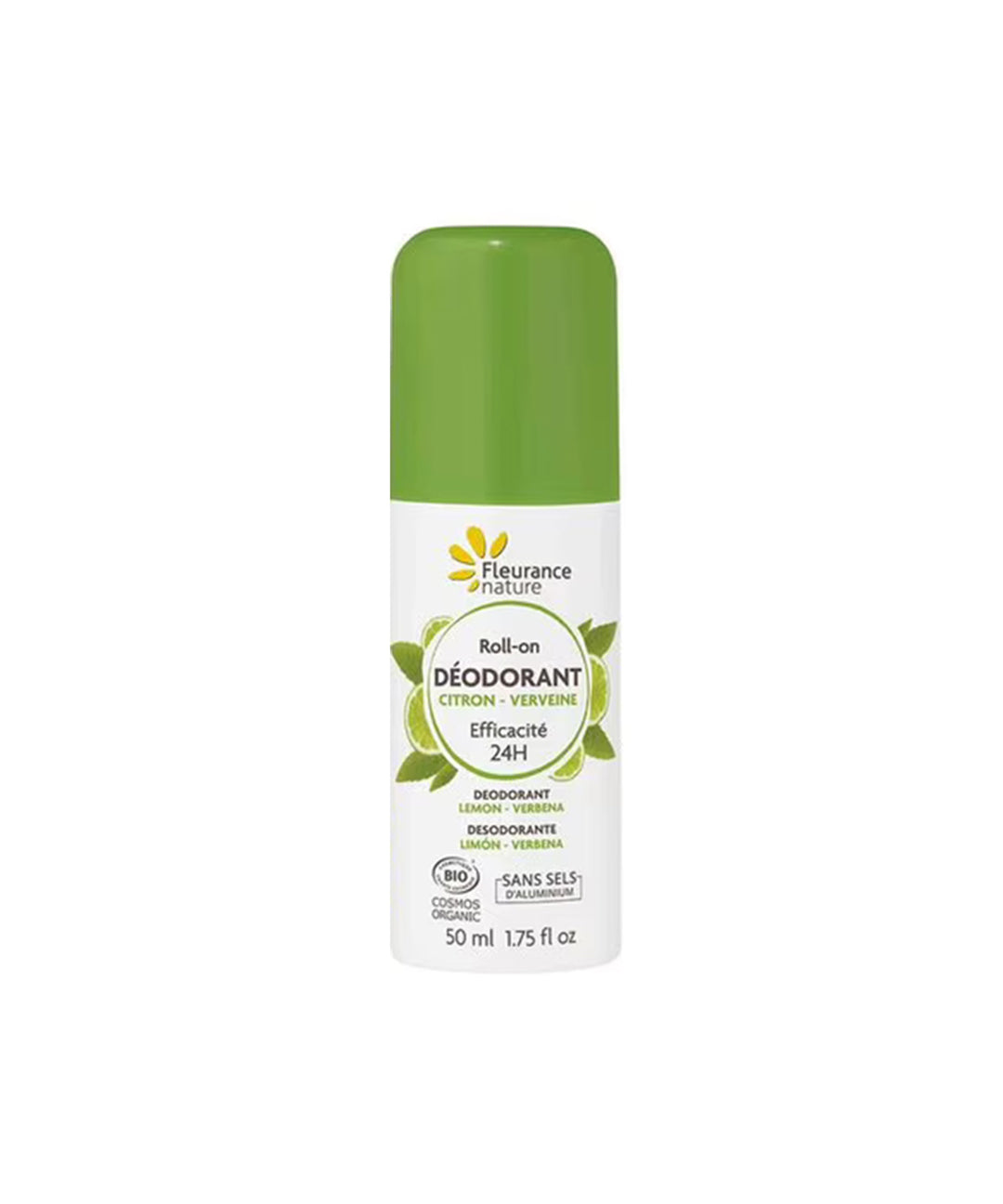 piyonna Fleurence Nature Organic Deodorant Lemon Verbena 50ml Cheveux & Soins corps Soin du corps Déodorant