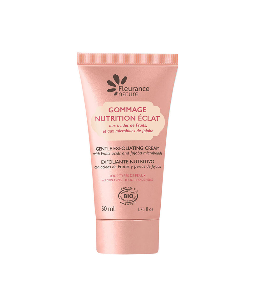 piyonna Fleurence Nature Organic Gentle Exfoliating Cream 50ml Face Care Cleanser Cleansing Lotion