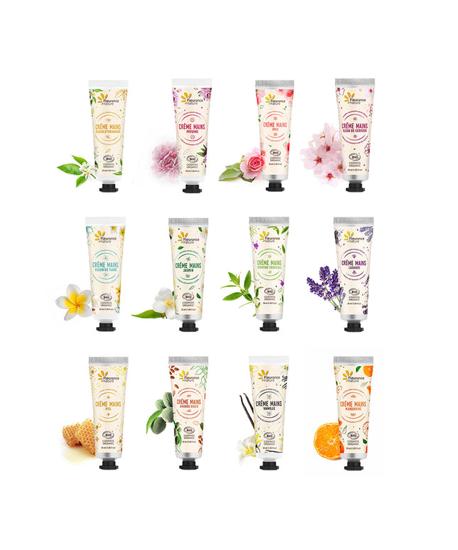 piyonna Fleurance Nature Organic Hand Cream 30ml Cheveux & Soins corps Soin du corps Soin des mains