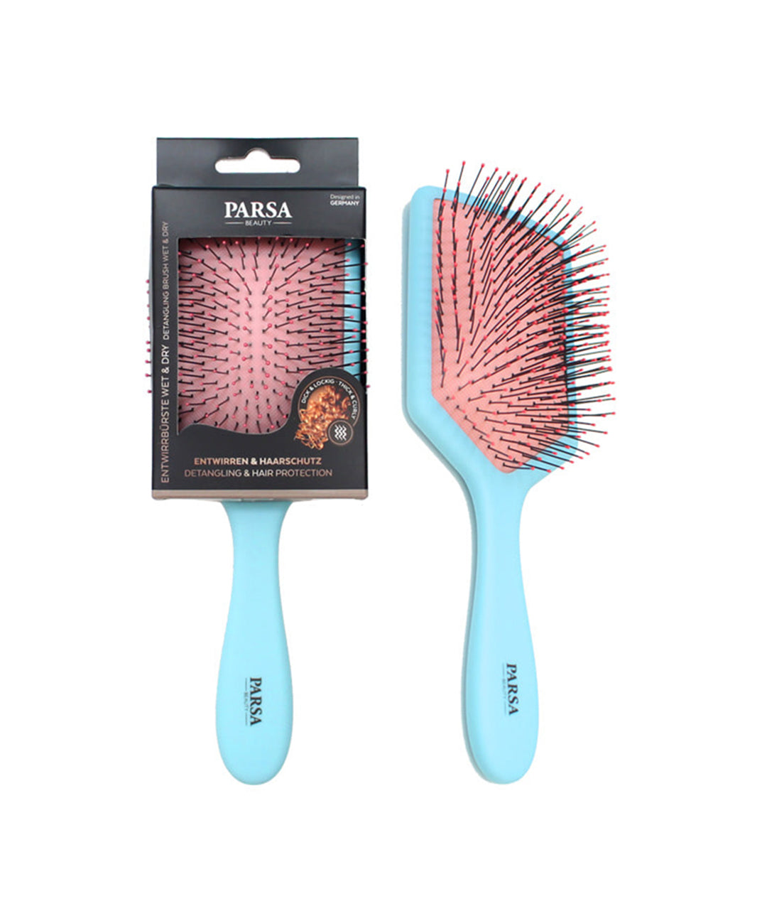 piyonna Parsa Wet and Dry Paddle Brush Hair & Body Care Hair Care Hair Accessory