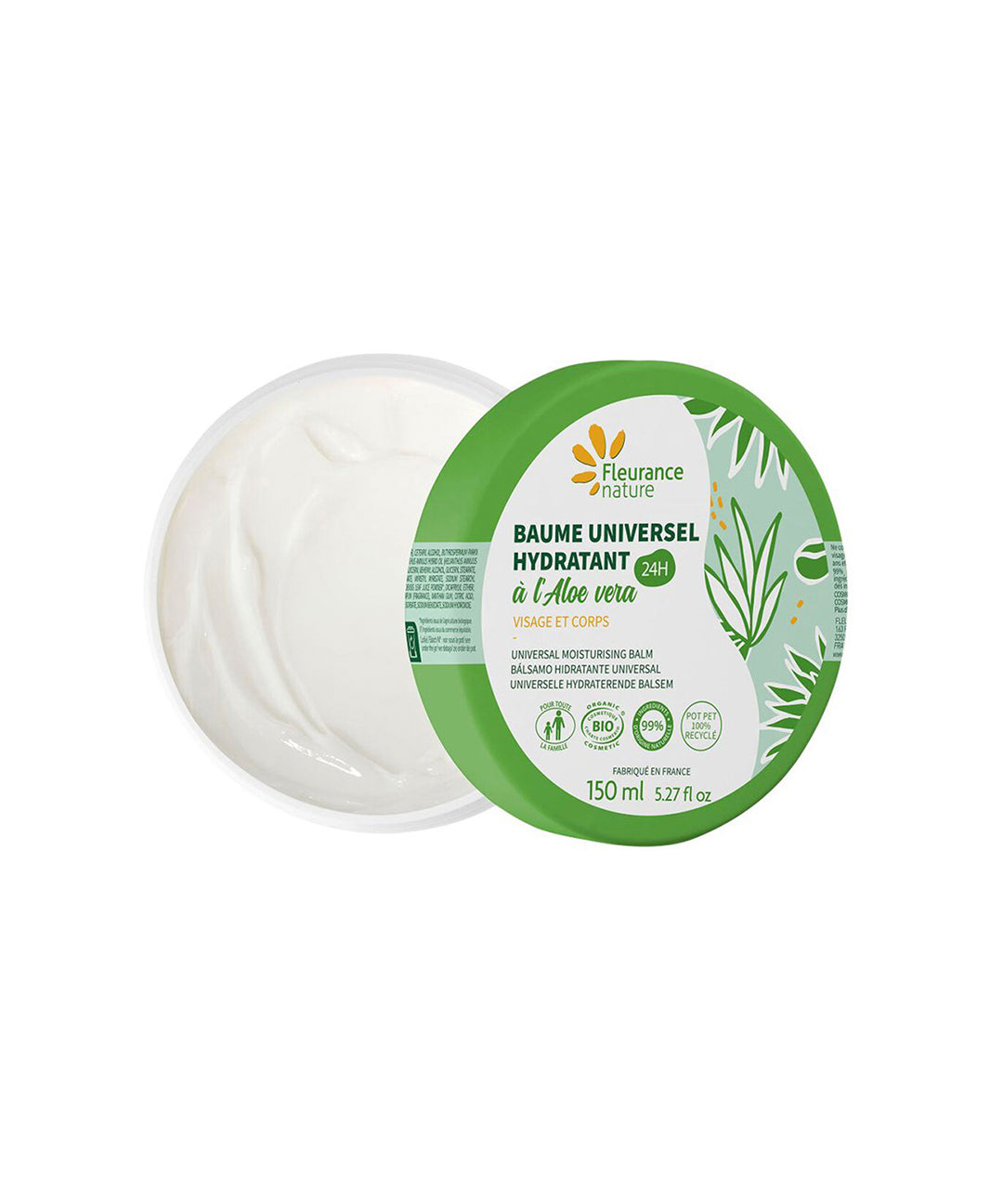 piyonna Fleurance Nature Organic Universal Moisturizing Balm 150ml Face Care Cream