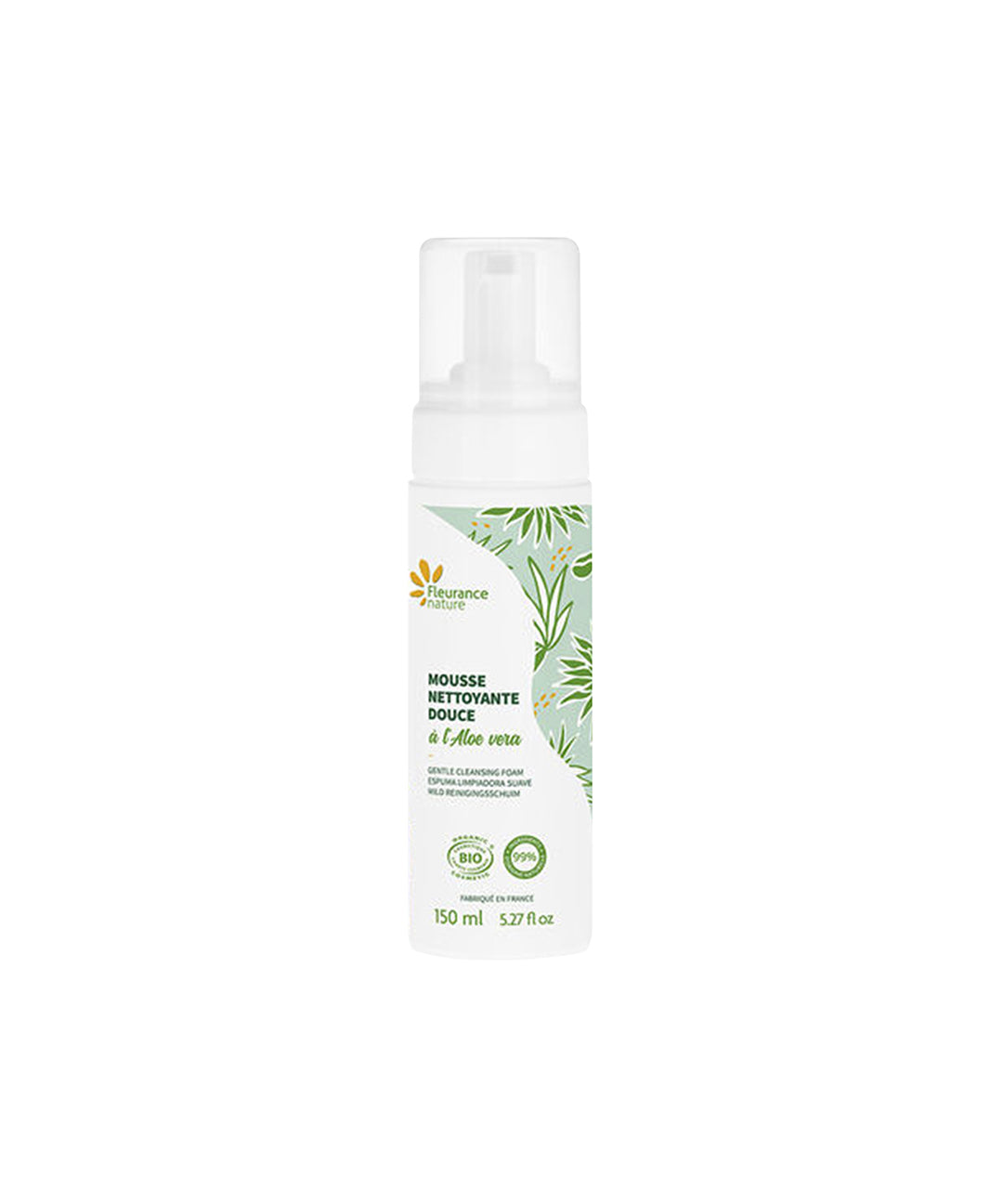piyonna Fleurence Nature Organic Gentle Cleansing Foam 150ml Soins visage Démaquillage Mousse nettoyante