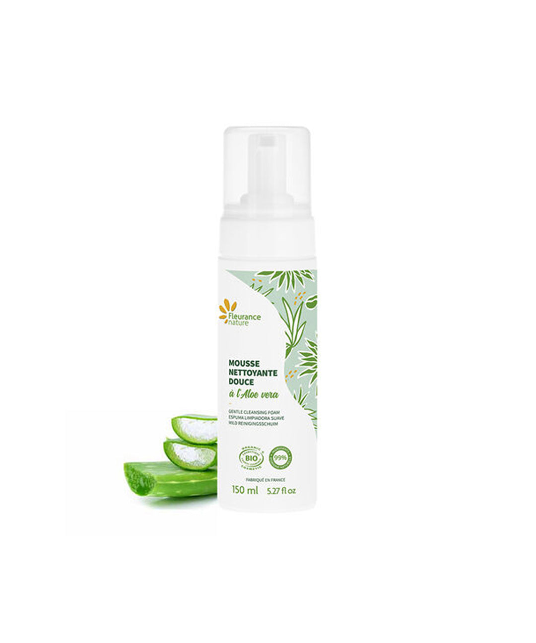 piyonna Fleurence Nature Organic Gentle Cleansing Foam 150ml Soins visage Démaquillage Mousse nettoyante