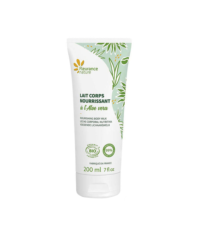 piyonna Fleurance Nature Organic Nourishing Body Milk with Aloe Vera 200ml Cheveux & Soins corps Soin du corps Lait corps