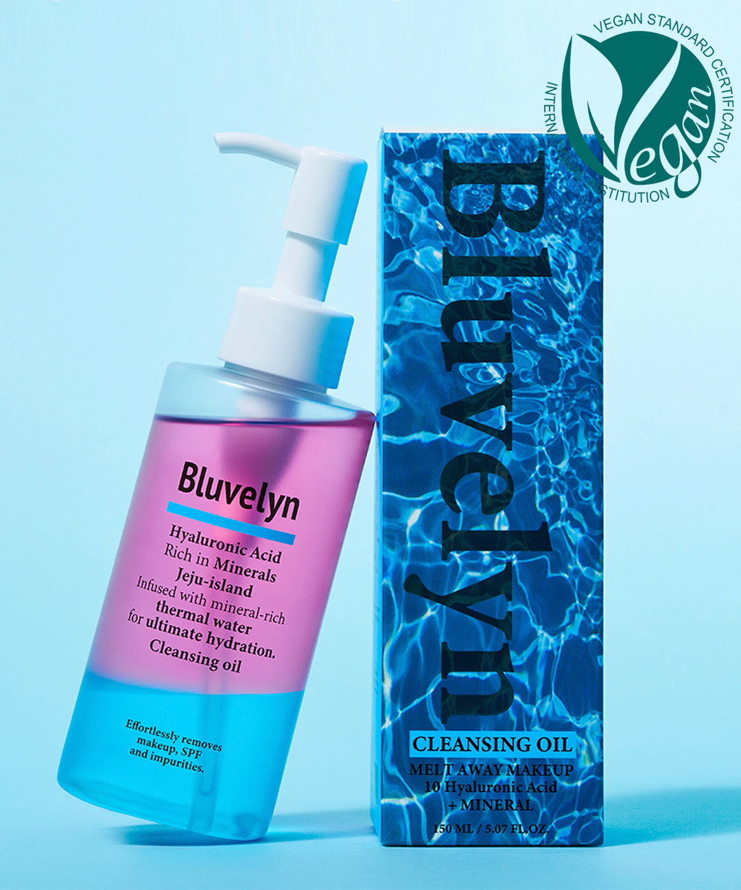 piyonna Heating Blackhead 10 Types Hyaluronic Acid Mineral Cleansing Oil 150ml Soin de la peau Démaquillage Eau démaquillante