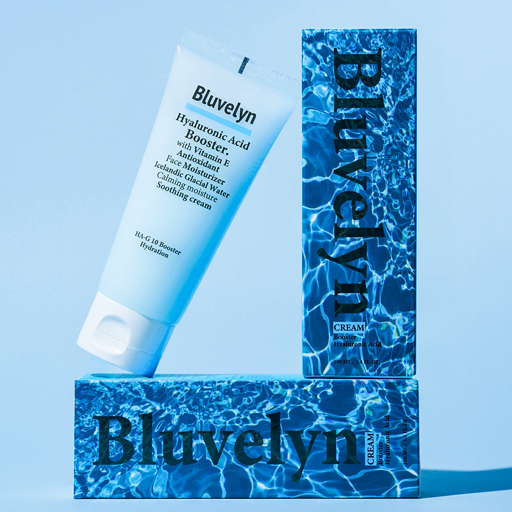 piyonna 10 Types Low Molecular Hyaluronic Acid 100000ppm Booster Hydrating Soothing Cream 100ml Face Care Cream