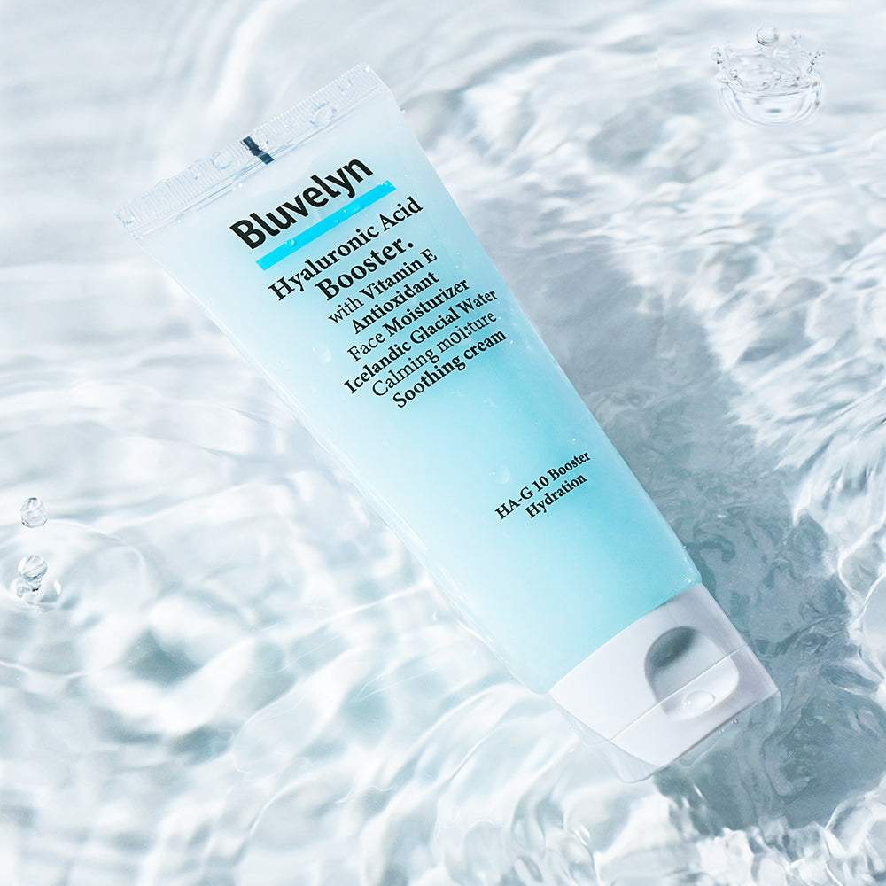 piyonna 10 Types Low Molecular Hyaluronic Acid 100000ppm Booster Hydrating Soothing Cream 100ml Face Care Cream