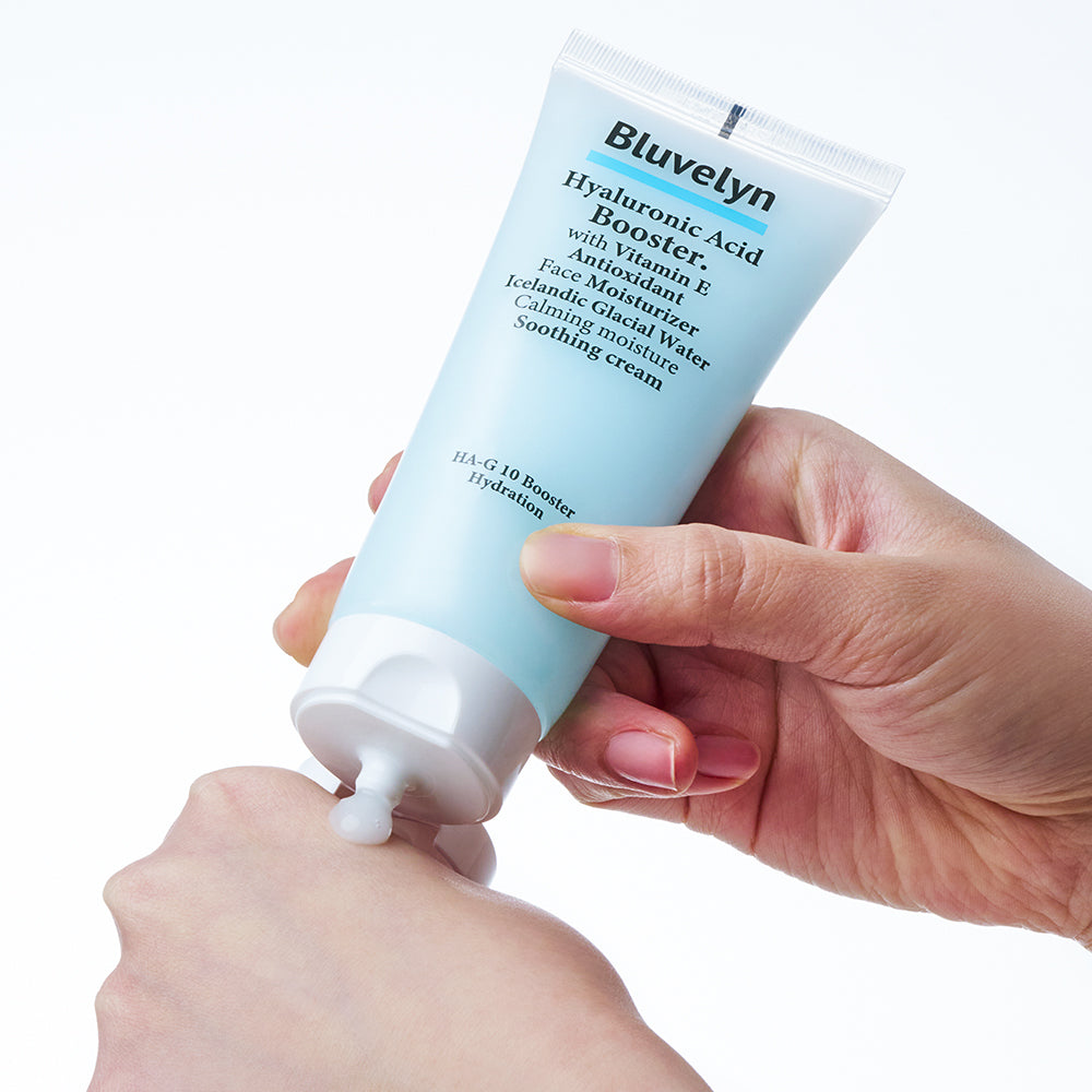 piyonna 10 Types Low Molecular Hyaluronic Acid 100000ppm Booster Hydrating Soothing Cream 100ml Face Care Cream