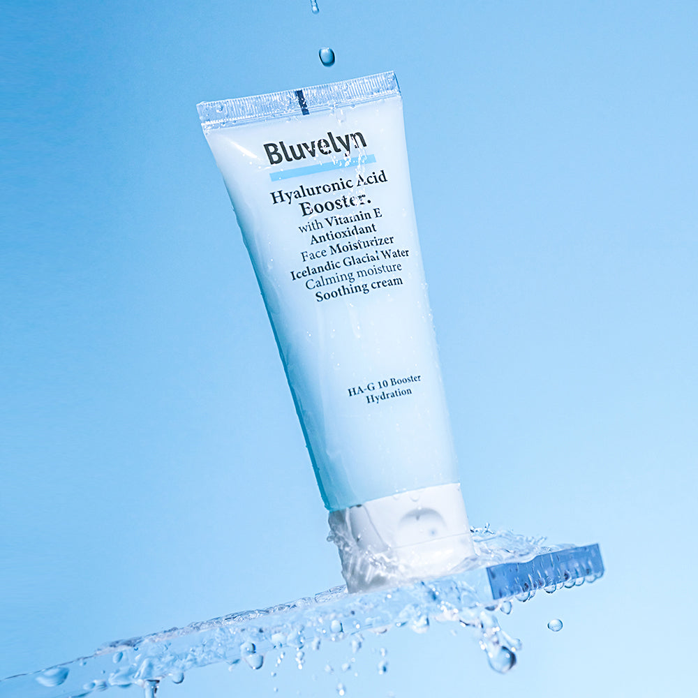 piyonna 10 Types Low Molecular Hyaluronic Acid 100000ppm Booster Hydrating Soothing Cream 100ml Face Care Cream