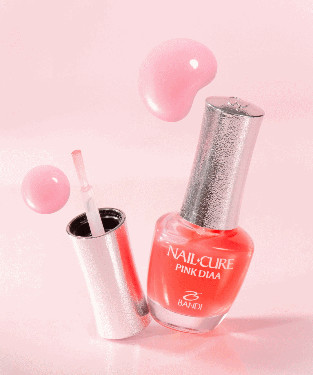 piyonna Vandi Nail Cure Pink Dia 7ml Maquillage Ongles Soin ongles
