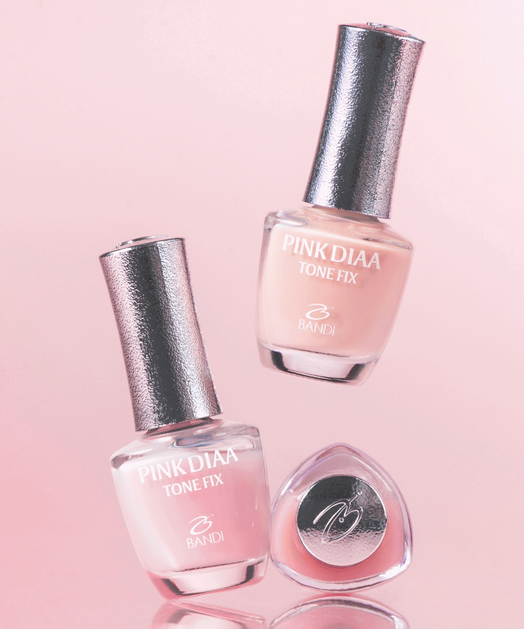 piyonna Vandi Nail Cure Pink Dia Tone Fix Maquillage Ongles Soin ongles