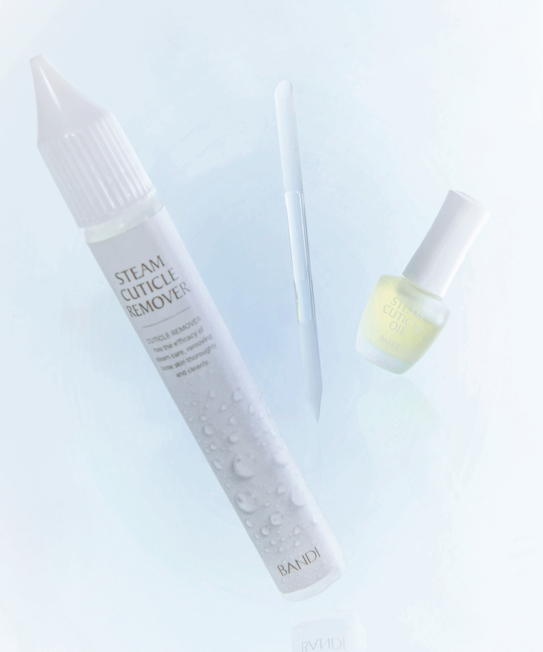 piyonna BANDI Nail Steam Kit de Soin des Cuticules en 3 Étapes Maquillage Ongles Soin ongles