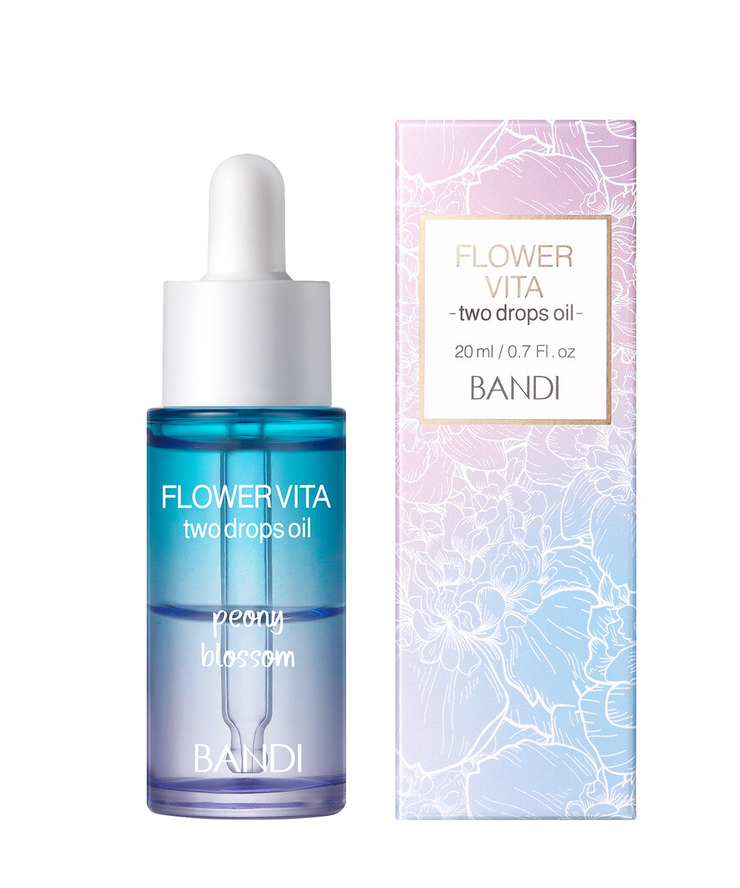 piyonna Flowervita Two Drops Oil Peony Blossom 20ml Hair & Body Care Body Care Body Oil