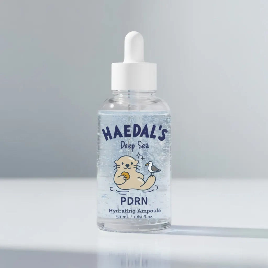 piyonna Haedalssie Hydrating PDRN Ampoule Rorojeongshik 50ml Face Care Serum