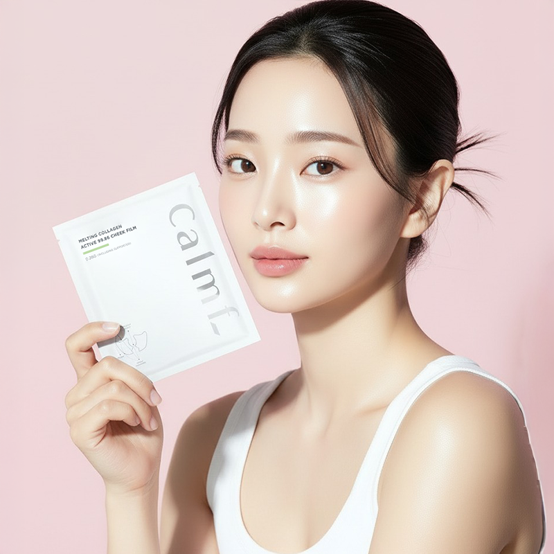 piyonna Kamf Melting Collagen Active 99.86 Cheek Film 0.28g x 5packs Masque Patch visage