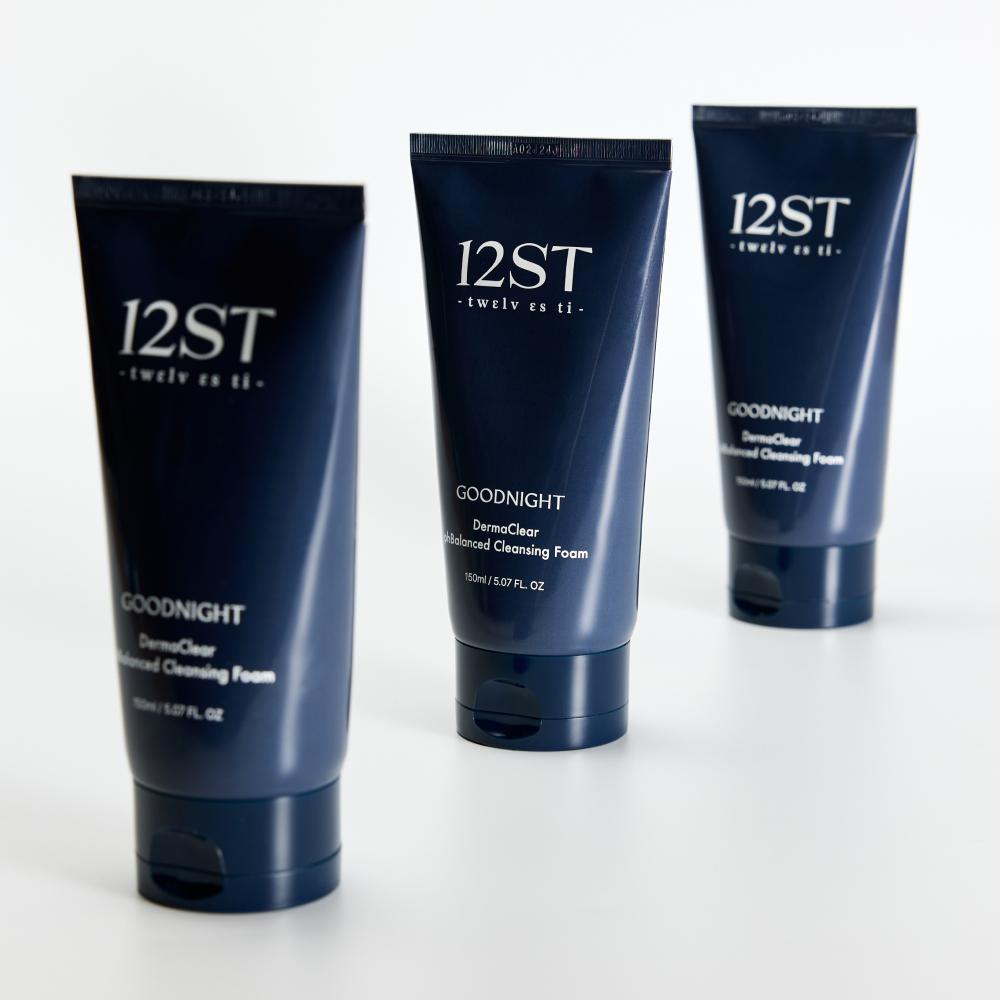 piyonna 12EST Twelve ST Goodnight Derma Clear Mild Acidic Cleansing Foam Soins visage Démaquillage Mousse nettoyante