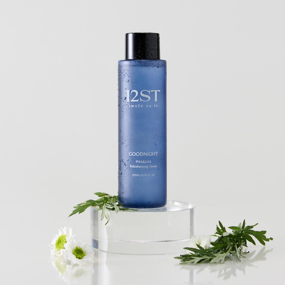 piyonna 12EST Twelve ST Goodnight PHA LHA Rebalancing Skin Toner Soins visage Toner Lotion tonique