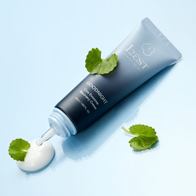piyonna 12EST Twelve ST Goodnight Cica Exosome Recovery Ampoule Cream Soins visage Crème