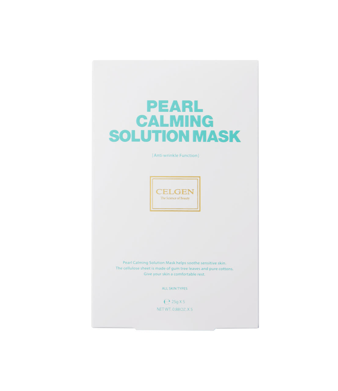 piyonna Celgen Pearl Calming Solution Mask Soin de la peau Masque Masque visage