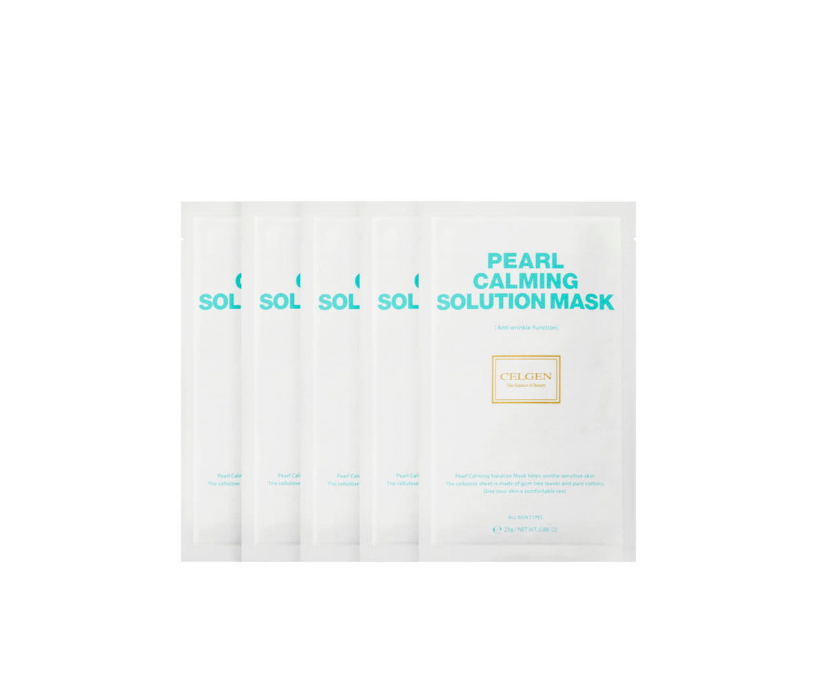 piyonna Celgen Pearl Calming Solution Mask Soin de la peau Masque Masque visage