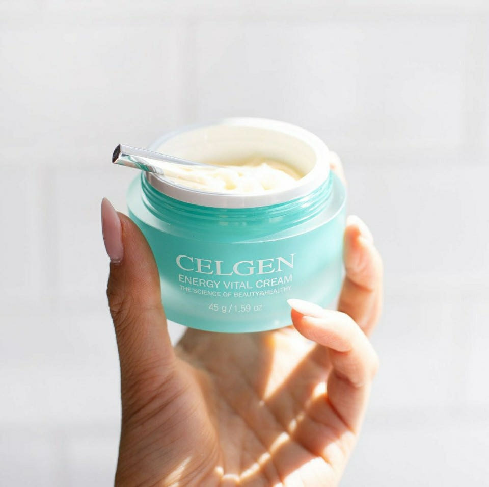 piyonna Celgen Energy Vital Cream Soin de la peau Lotion Crème