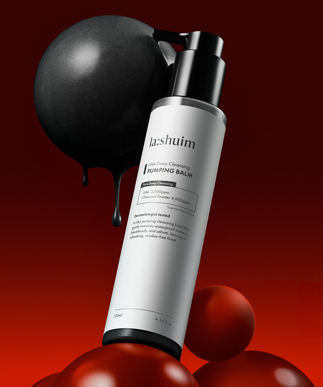 piyonna La:shium LHA Deep Cleansing Pumping Balm 135ml Face Care Cleanser Cleansing Oil