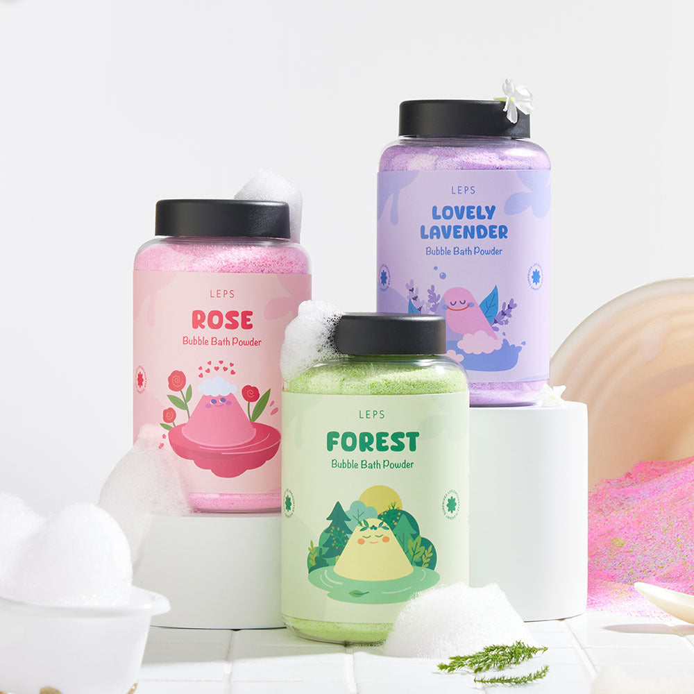 piyonna LEPS Bubble Powder Forest 400g Cheveux & Soins corps Soin du corps Produit de bain