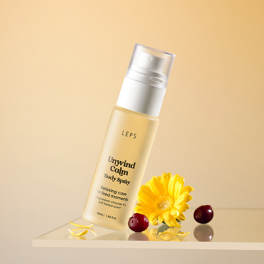 piyonna LEPS Magnesium Unwind Calm Body Spray 55ml Cheveux & Soins corps Soin du corps Brume corps