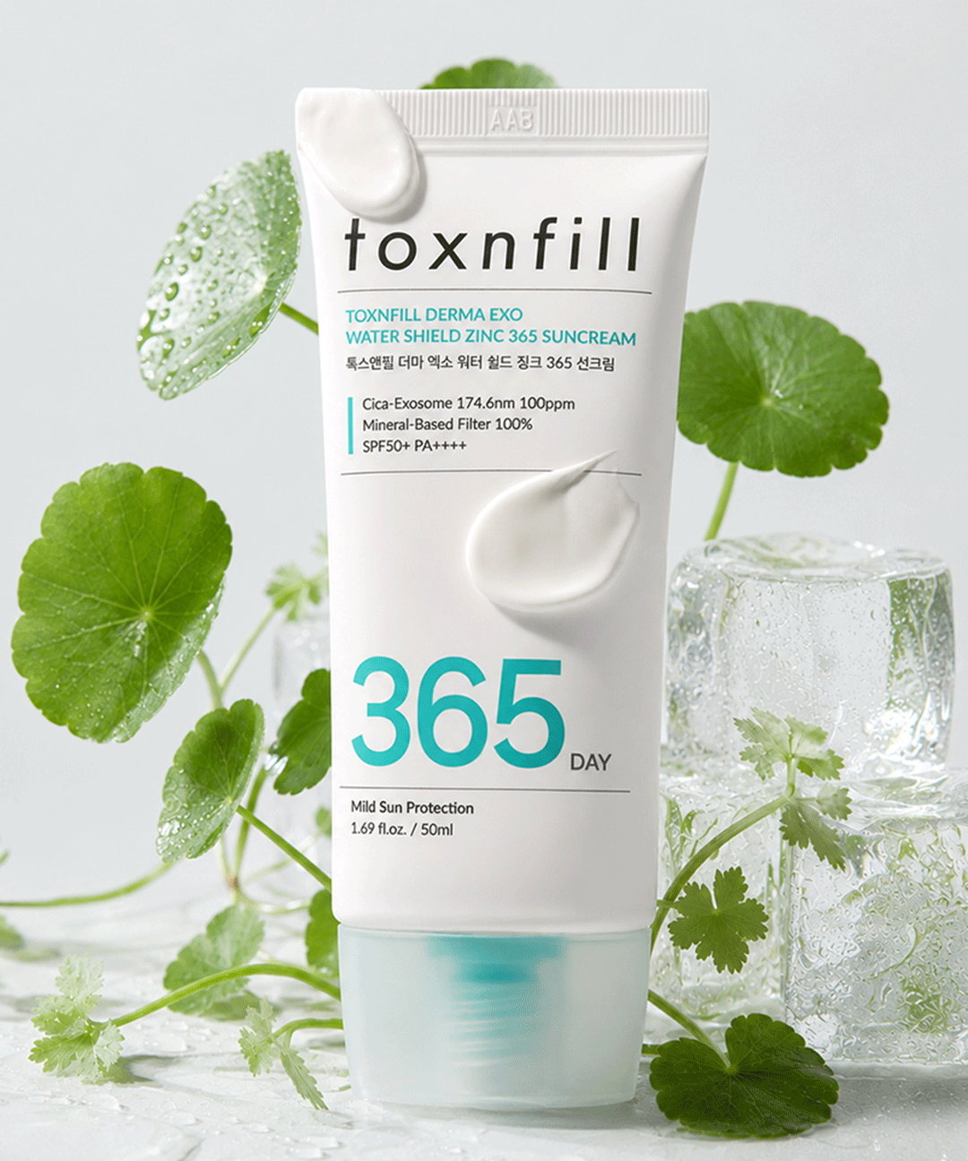 piyonna Toxnfill Dermaexo Water Shield Zinc 365 Sun Cream 50ml Solaire Crème solaire