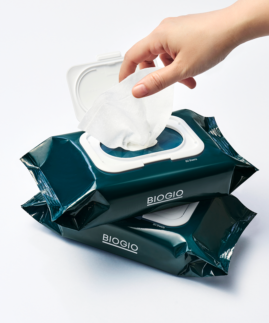 piyonna Perfect Wash Cleansing Tissue 80 Sheets Soin de la peau Démaquillage Lingette & Pad démaquillant
