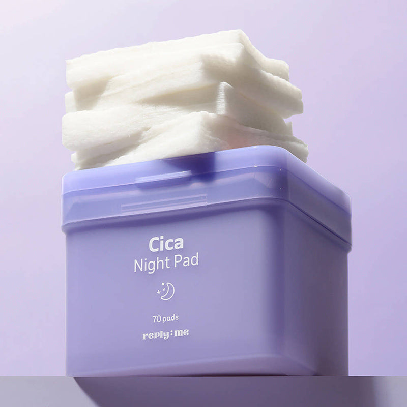 piyonna Replayme Zanmang Loopy Cica Night Skin Pad 70 Sheets Soins visage Toner Pads tonifiants