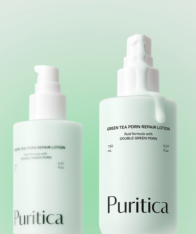 piyonna Puritica Green Tea PDRN Repair Milky Lotion 150ml Soins visage Lotion