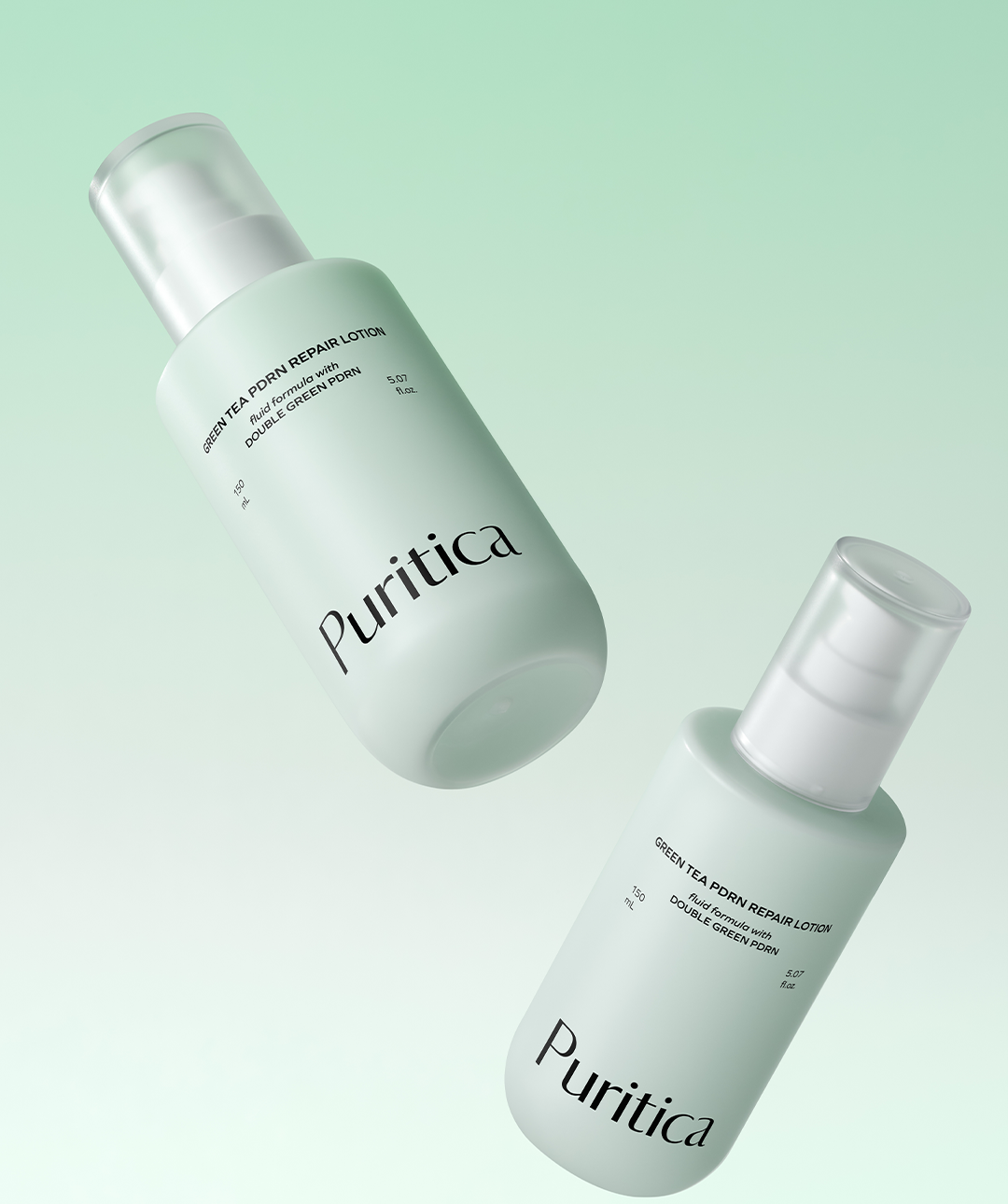 piyonna Puritica Green Tea PDRN Repair Milky Lotion 150ml Soins visage Lotion