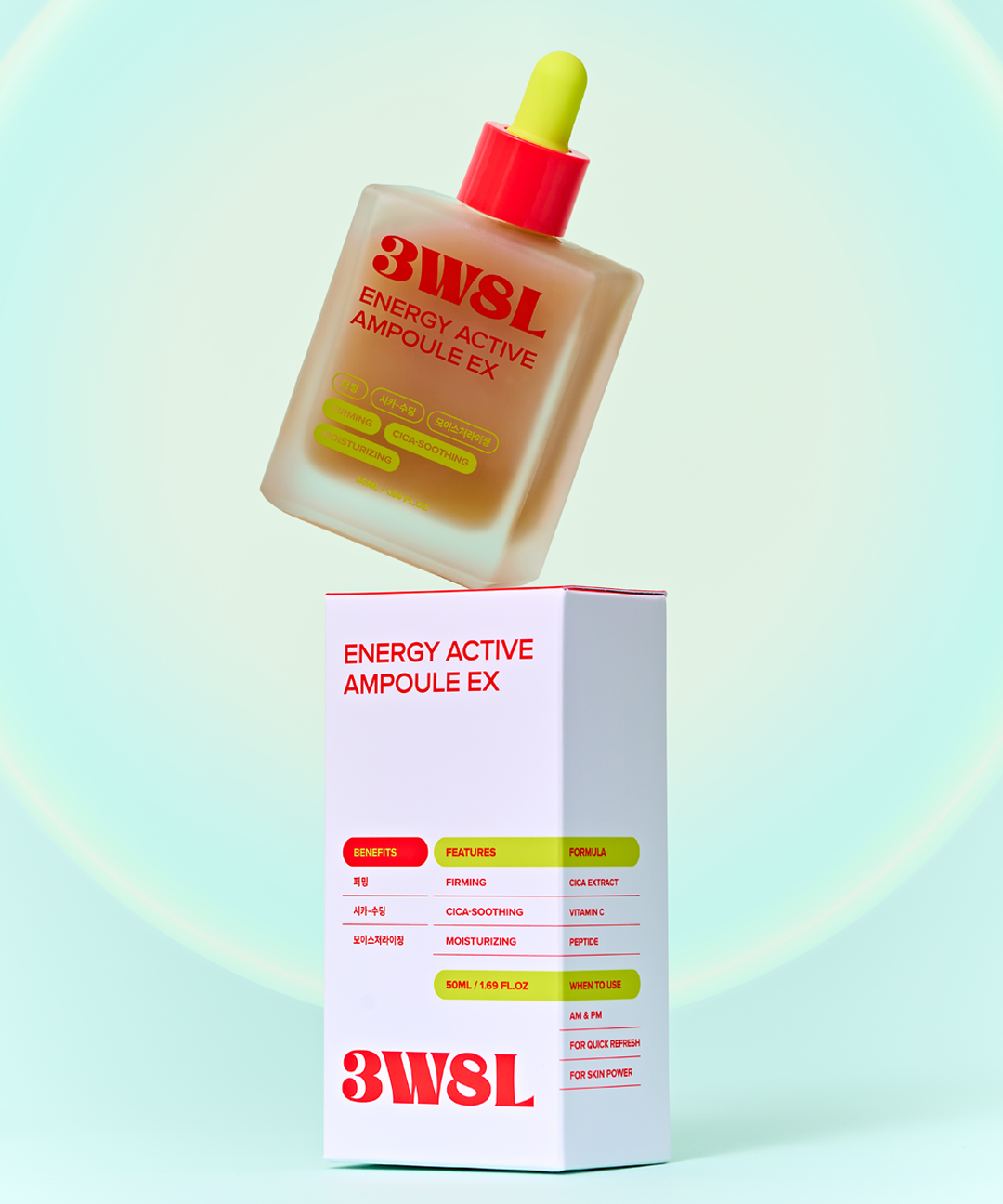 piyonna Three Words Eight Letters Energy Active Ampoule EX 50ml Soin de la peau Lotion Sérum, Essence & Ampoule