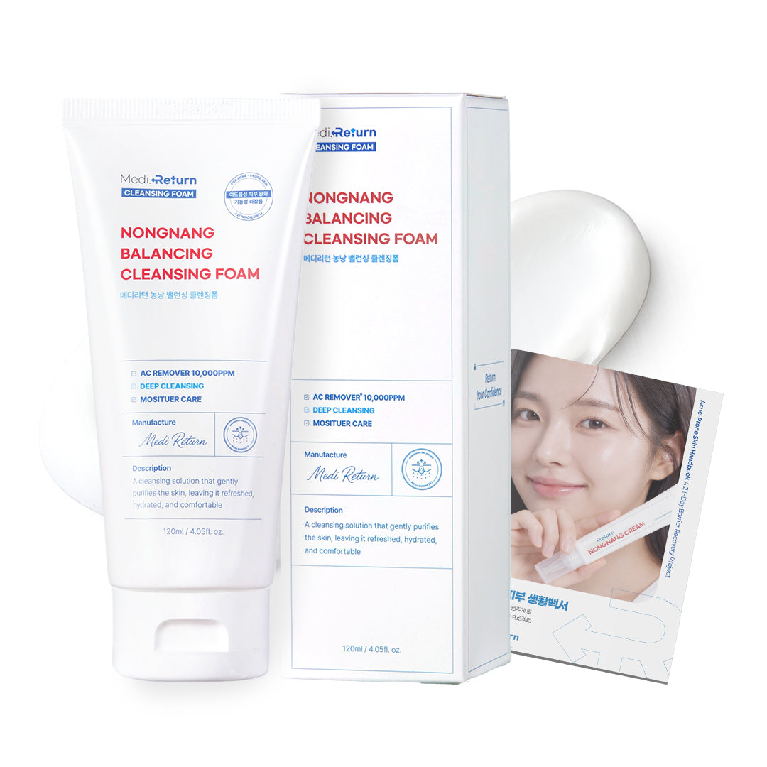 piyonna Medireturn Pustule Balancing Cleansing Foam Face Care Cleanser Cleansing Foam