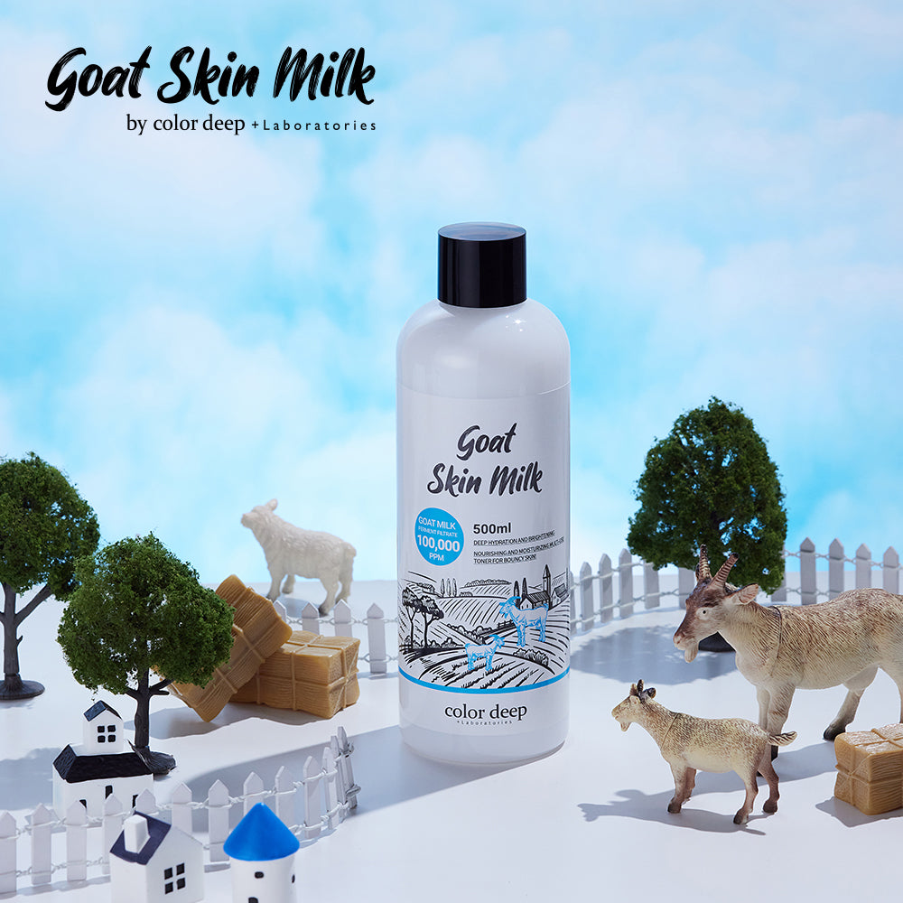 piyonna Colordeep Goat Skin Milk Whitening Ampoule Mochi Toner Large Size 500ml Soin de la peau Lotion tonique Lotion tonique