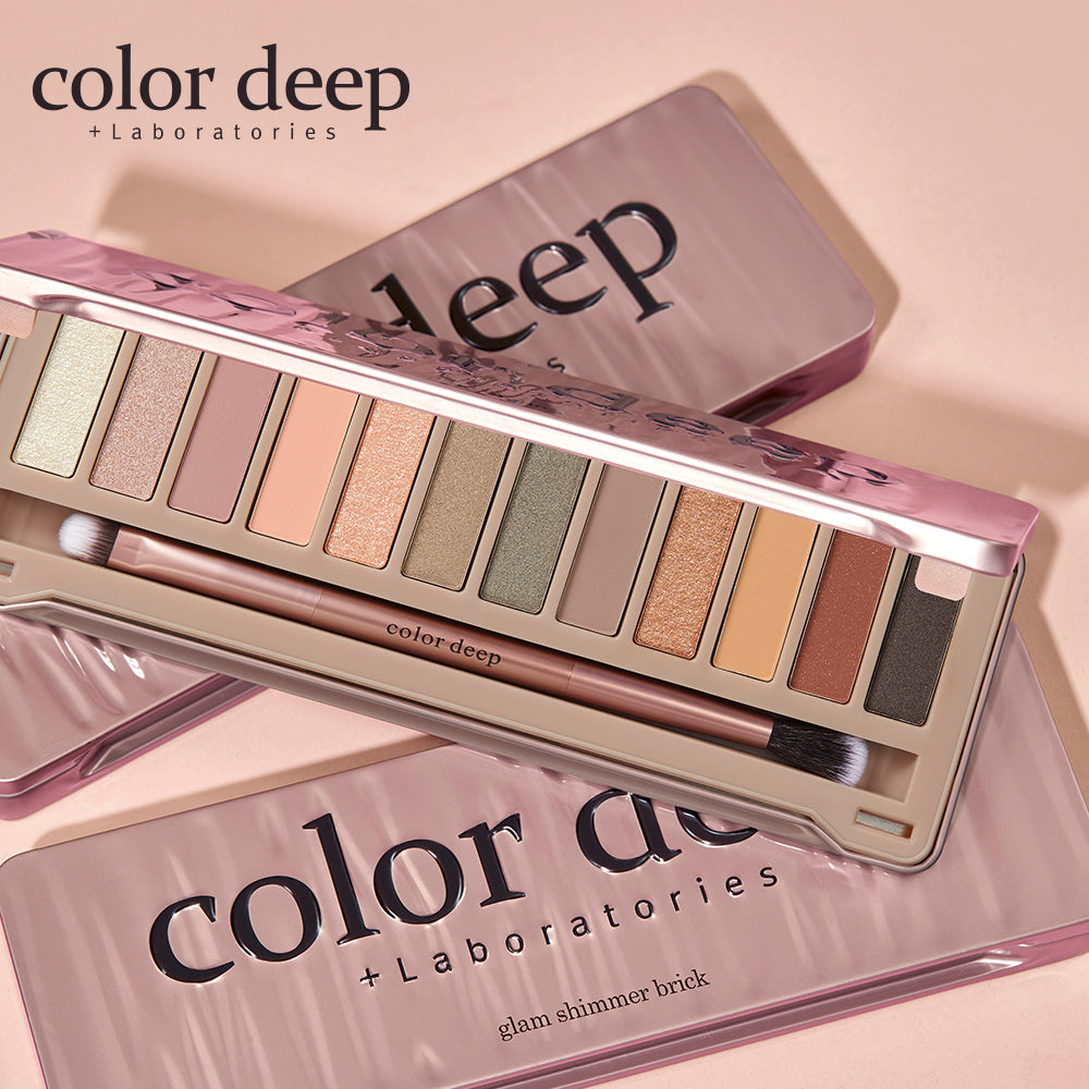 piyonna Colordeep Glam Shimmer Brick 12-Color Eyeshadow Palette Maquillage Yeux Fard à paupières