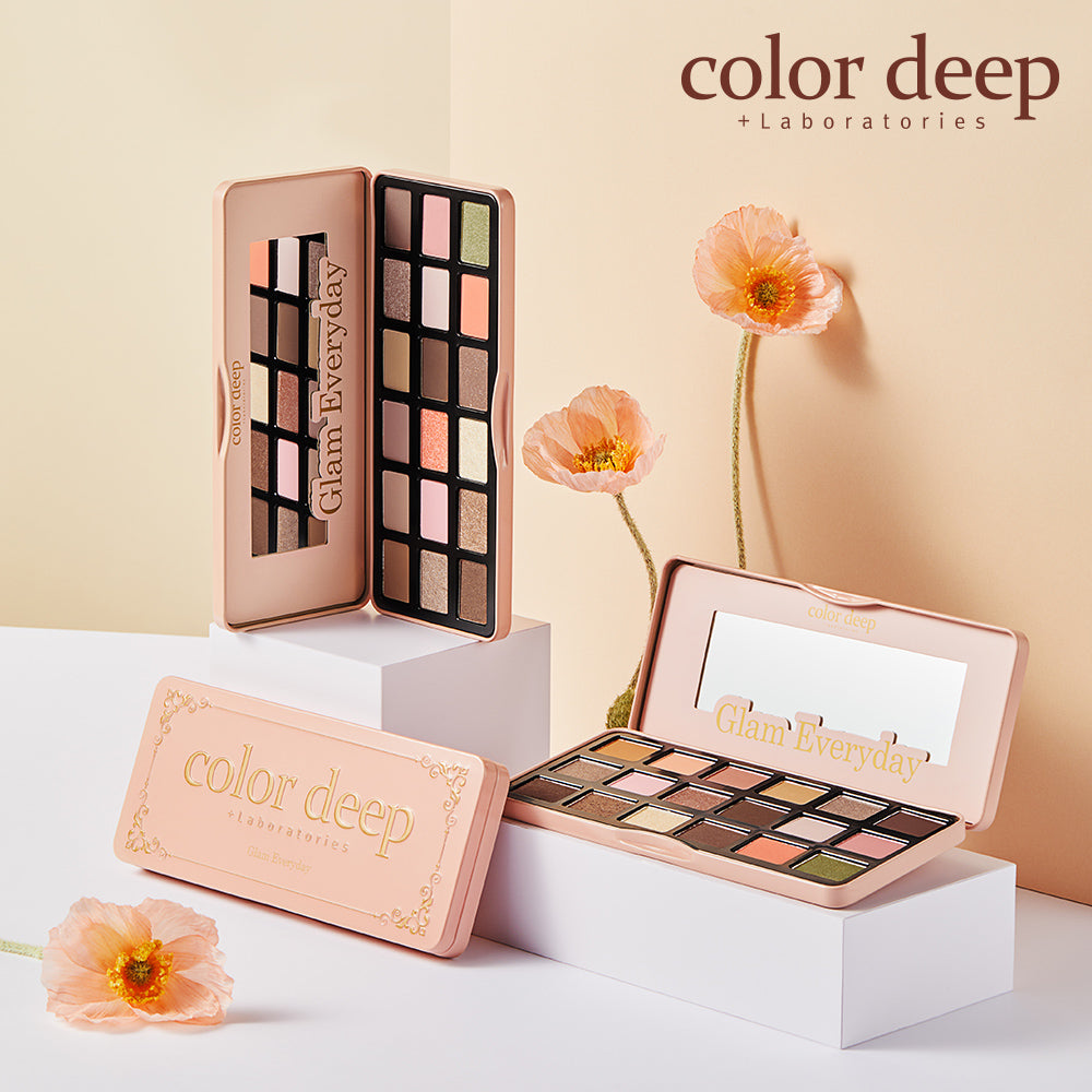 piyonna Colordeep Glam Everyday 18-Color Eyeshadow Palette Maquillage Yeux Fard à paupières