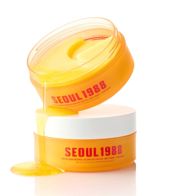 piyonna SEOUL 1988 RETINAL GLOW EYE PATCH : RETI-NAD + TURMERIC_90g (60 patches) Soins visage Soin des yeux