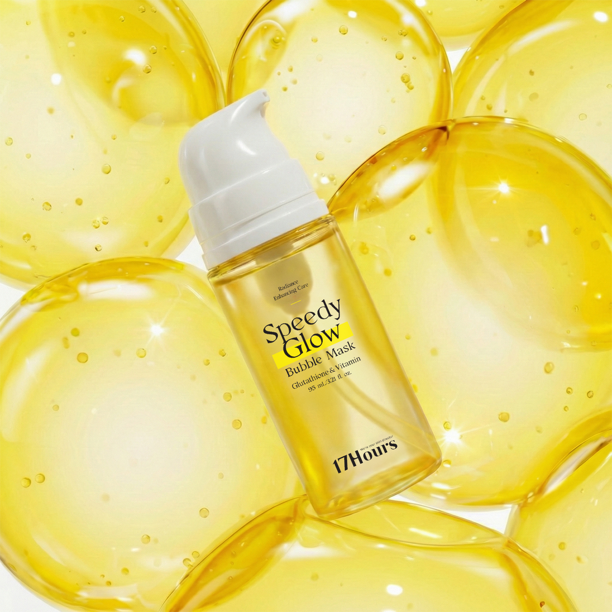 piyonna Speedy Glow Bubble Mask 95ml Face Mask Partial Mask