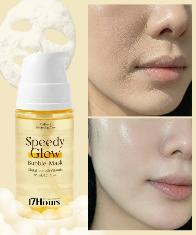 piyonna Speedy Glow Bubble Mask 95ml Face Mask Partial Mask