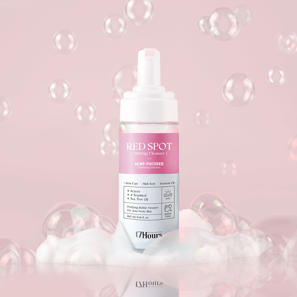 piyonna Red Spot Cleansing Foam 160ml Face Care Cleanser Cleansing Foam