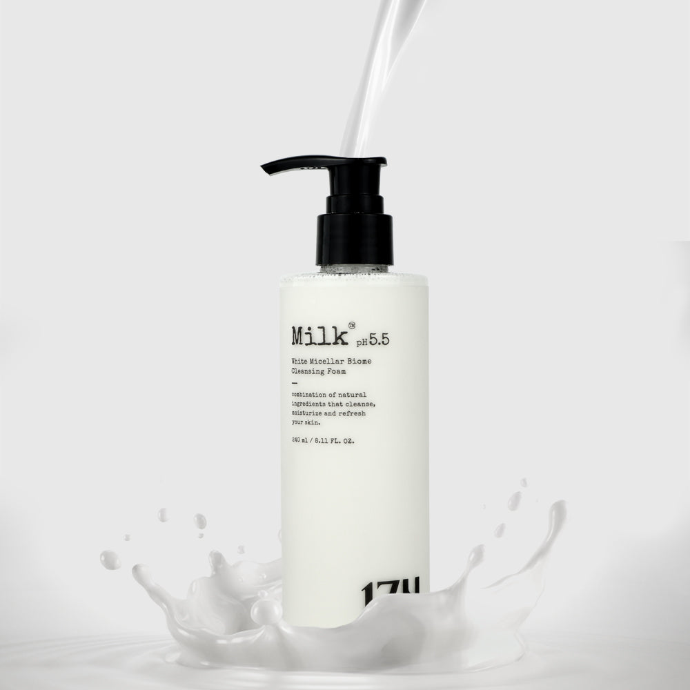 piyonna Mousse Nettoyante Micellaire Biome Milk White 250g Soins visage Démaquillage Mousse nettoyante