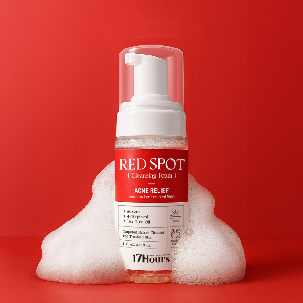 piyonna Mousse Nettoyante Red Spot 110ml Soins visage Démaquillage Mousse nettoyante